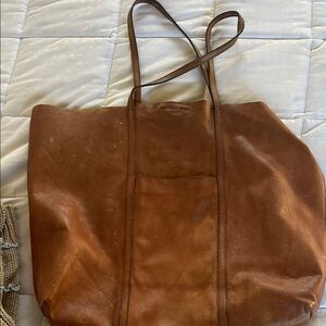 Banana republic vintage Brown Leather Tote Bag